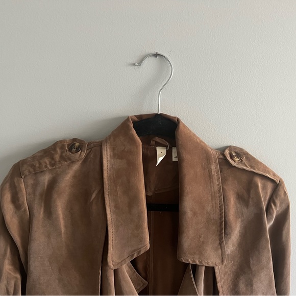 Anthropologie Moth Trench Coat - Picture 7 of 8